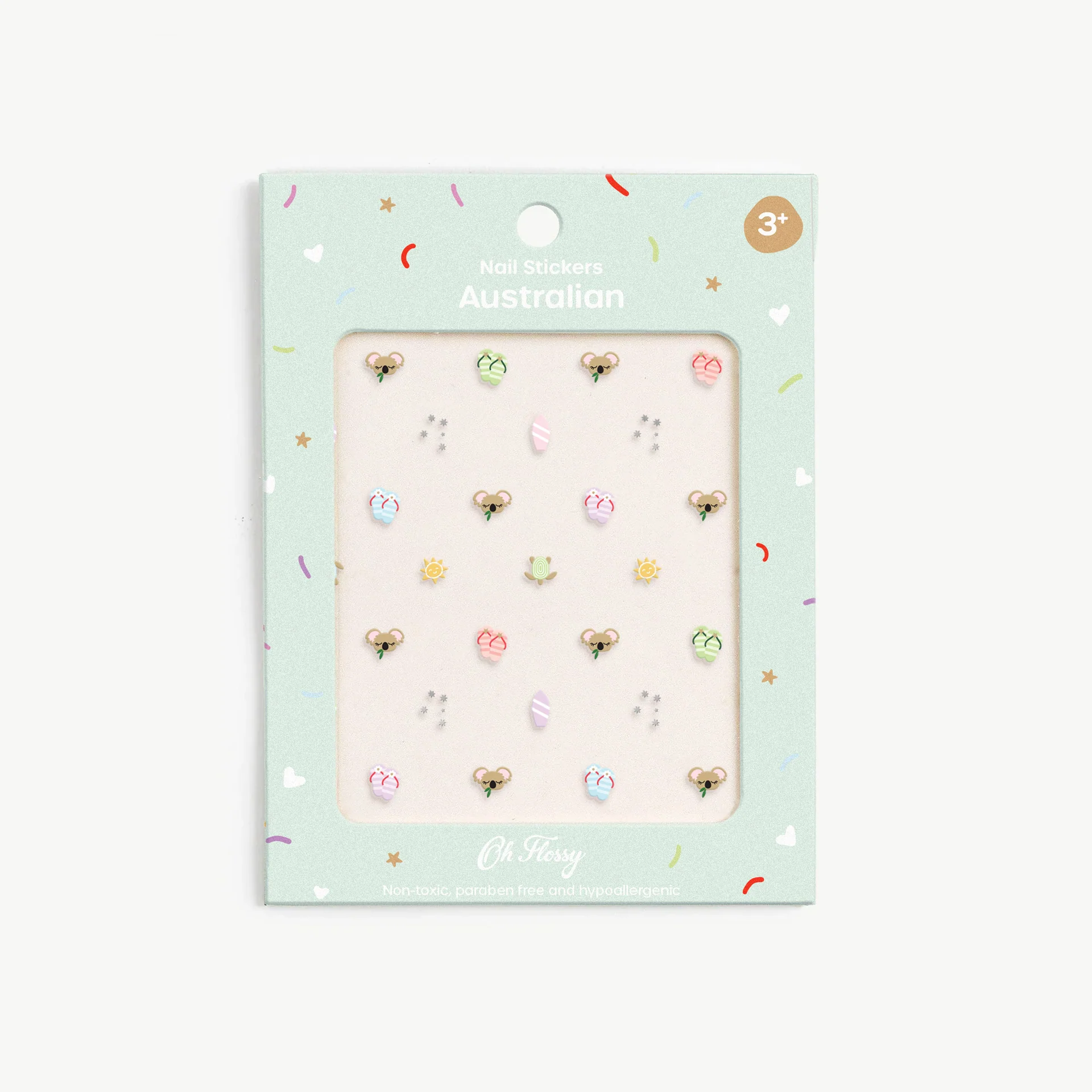 Oh Flossy Nail Stickers - Australian