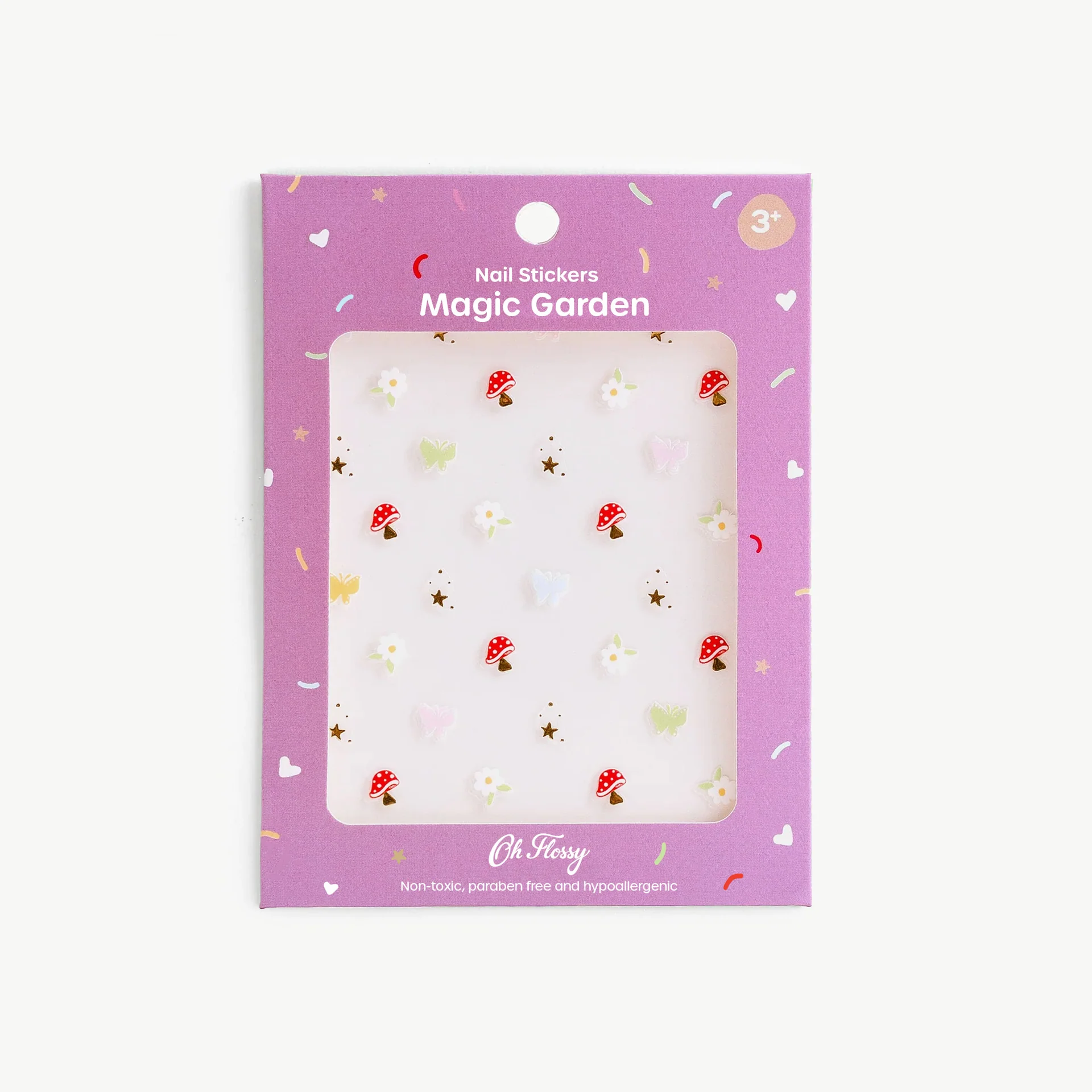 Oh Flossy Nail Stickers - Magic Garden