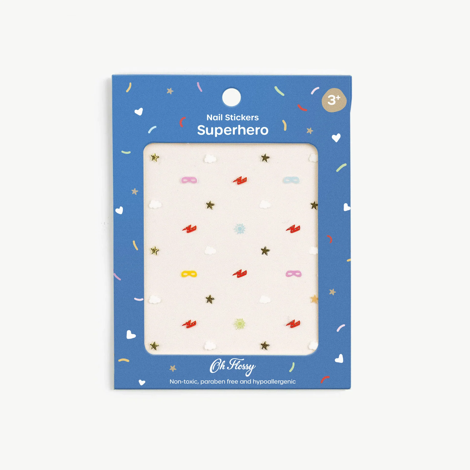 Oh Flossy Nail Stickers - Superhero