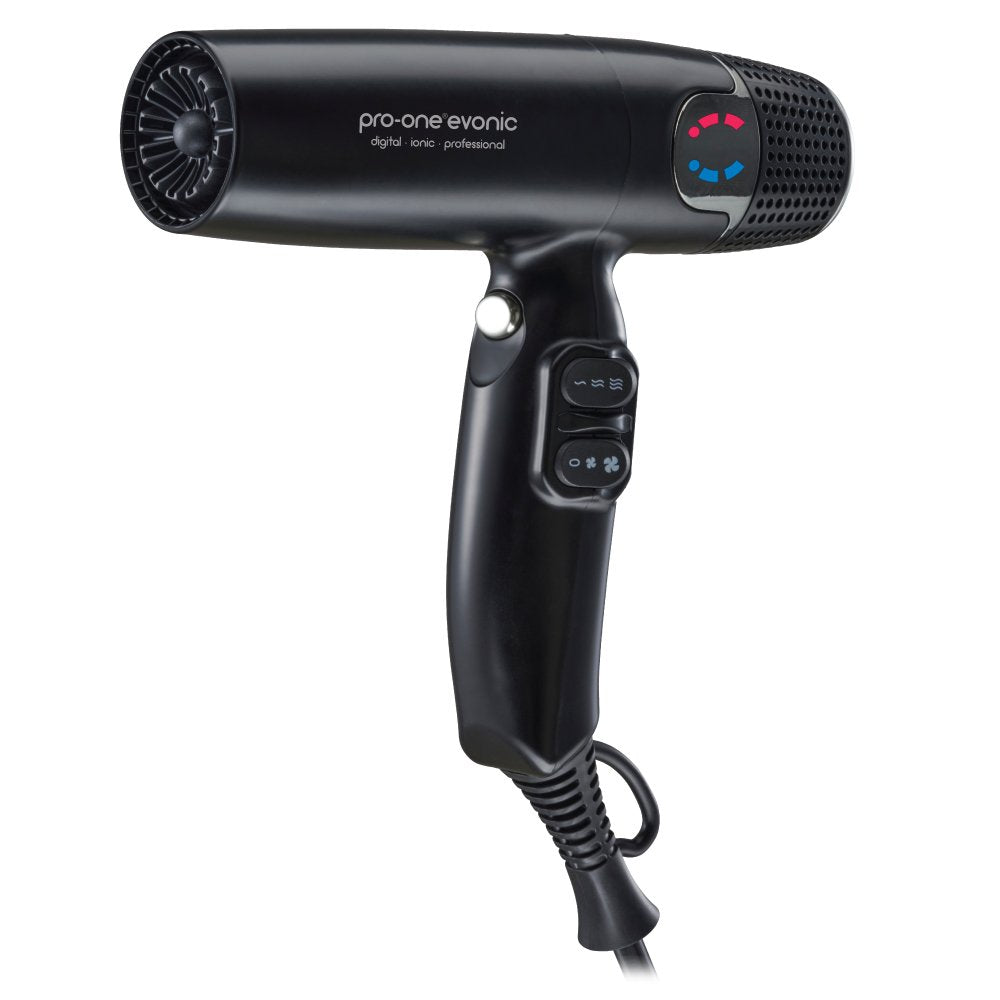 M & U Pro-One EVONIC Hairdryer - Black
