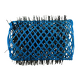M&U Imports Original Swiss Brush Rollers 42mm  Blue (4 per pack)