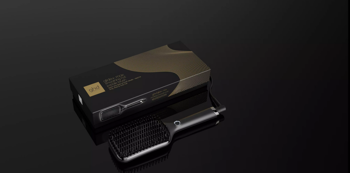 NEW GHD GLIDE+ MAX HOT BRUSH FOR LONG, THICK AND CURLY HAIR