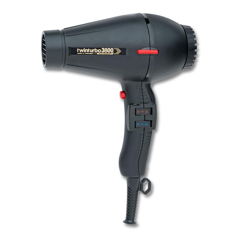 M & U Twin Turbo 3800 Ionic Hairdryer Black