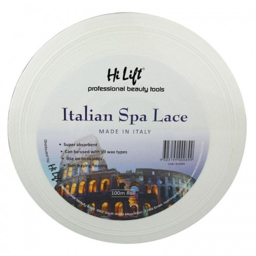M & U Hi Lift Italian Spa Lace Epilating Roll 100 Metre