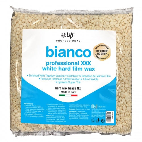 M & U Hi Lift Bianco Hard Wax - 1kg Bag