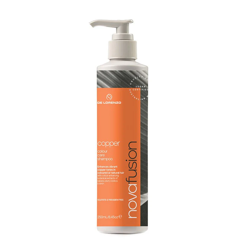 De Lorenzo Novafusion Colour Care Shampoo Copper 250ml