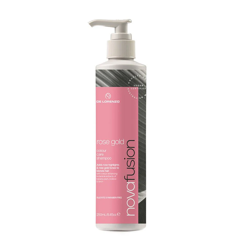 De Lorenzo Novafusion Colour Care Shampoo Rose Gold 250ml