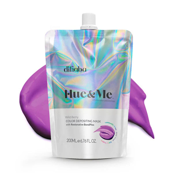 Difiaba Hue&Me Wild Berry Color Depositing Mask 200ml