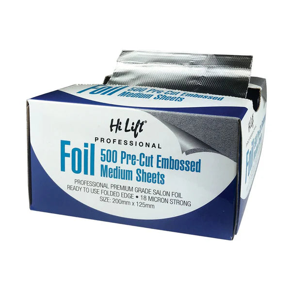 Hi Lift Foil 500 Pre Cut Folded Sheets Medium 18 Micron Silver