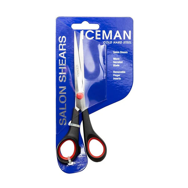 Iceman Salon Shears 6" Scissors Black