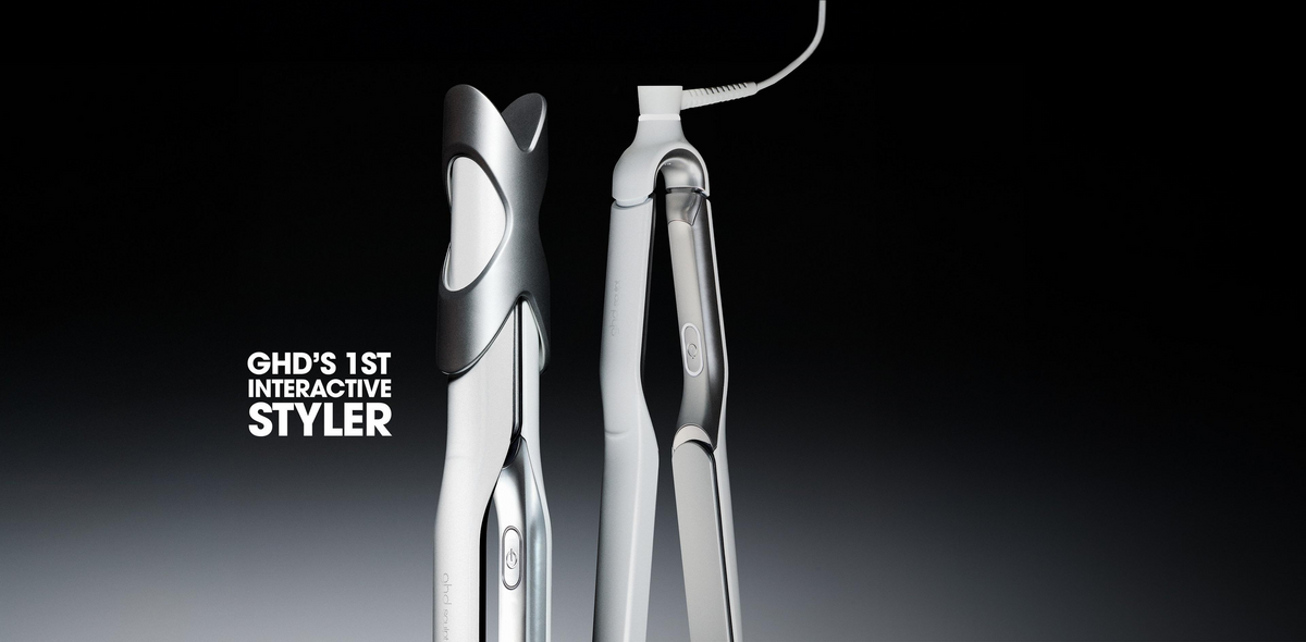NEW GHD SCULPT INTERACTIVE HAIR STRAIGHTENER WHITE