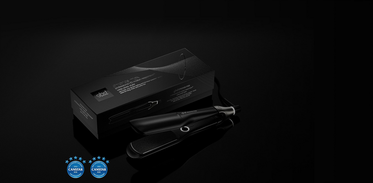 GHD CHRONOS MAX BEST WIDE PLATE HAIR STRAIGHTENER (43MM PLATE) BLACK