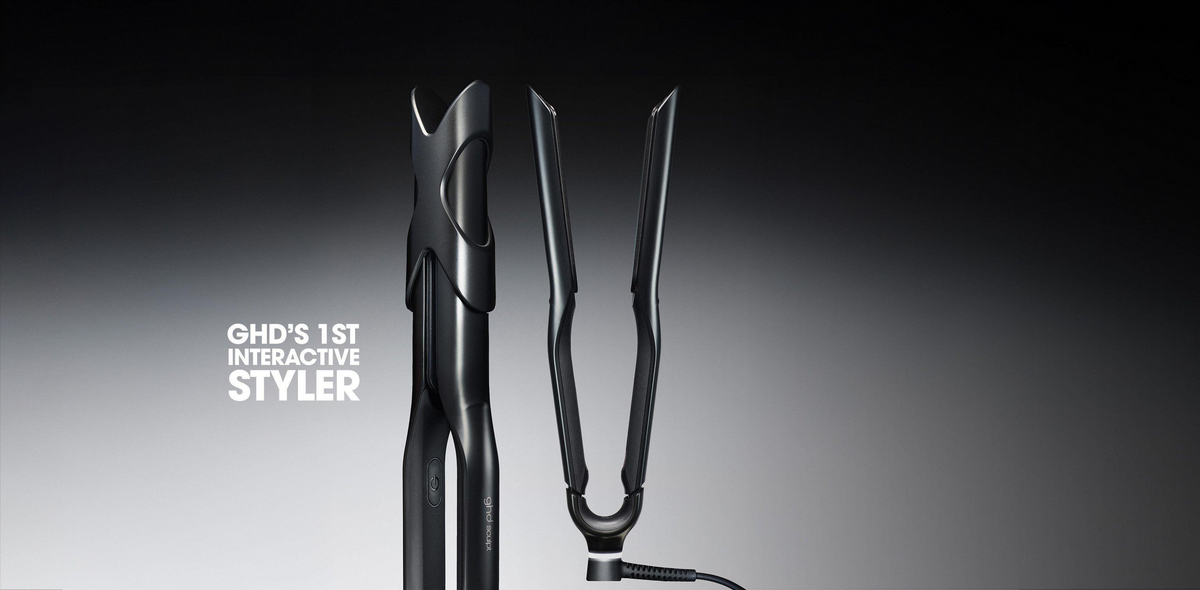 NEW GHD SCULPT INTERACTIVE HAIR STRAIGHTENER BLACK