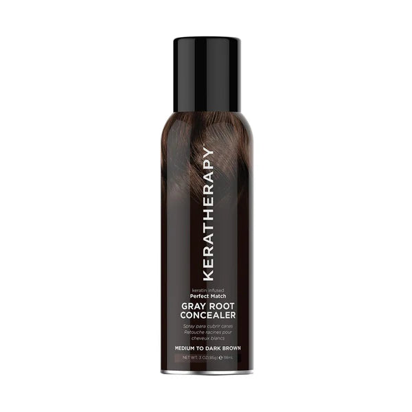 Keratherapy Gray Root Concealer Medium to Dark Brown 118ml