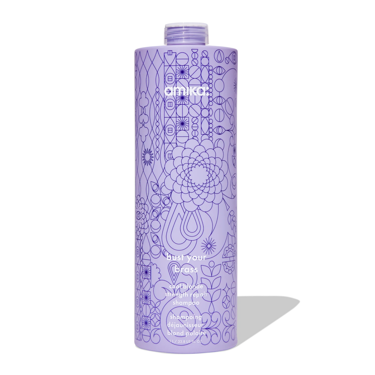 bust your brass cool blonde strength repair shampoo