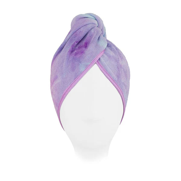 Ugly Swan Unicorn Microfibre Hair Towel Tie Dye Lilac