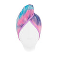 Ugly Swan Unicorn Microfibre Hair Towel Tie Dye Pink